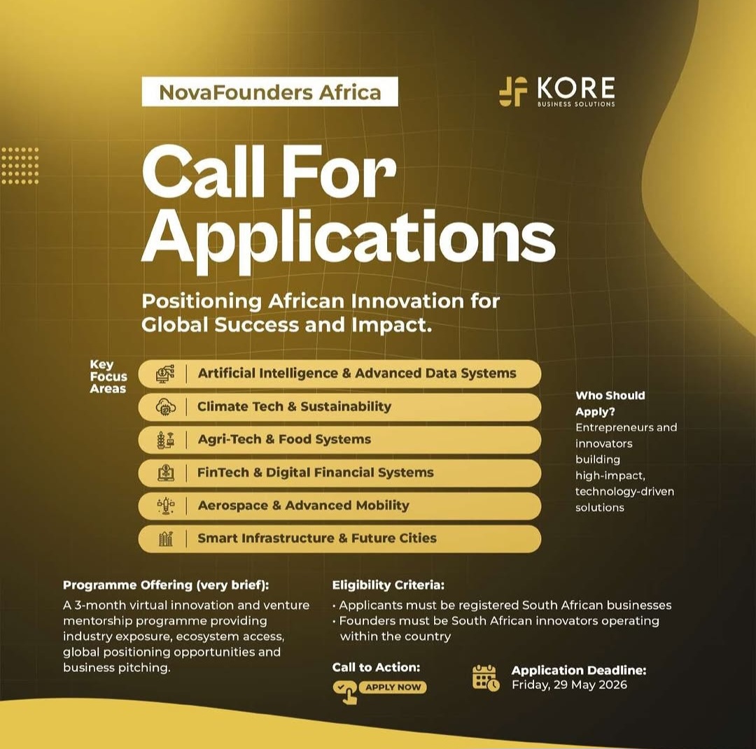 NovaFounders Africa Call For Applications