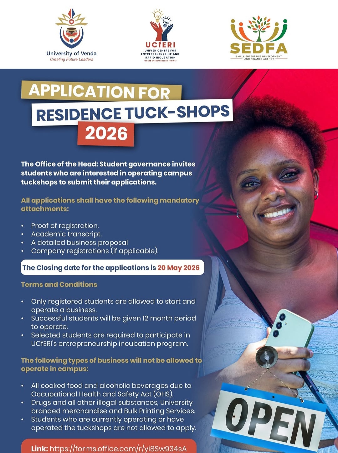Residence Tuck-shops 2026