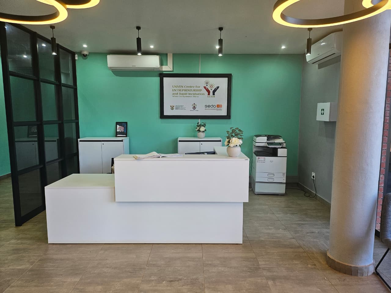 UCfERI reception and incubation space