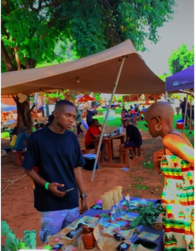 Leaf of Faith at market event